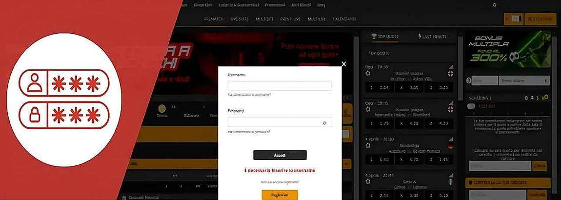 Registrazione su CasinoMania